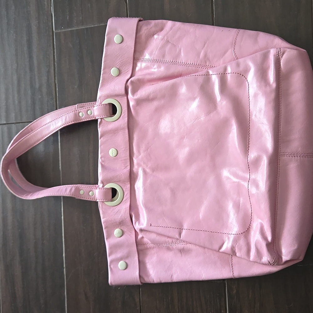 DKNY Pink Leather Shoulder/Handbag NWOT - Picture 2 of 6